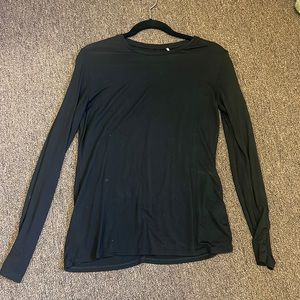 Tahari sheer, long sleeve top